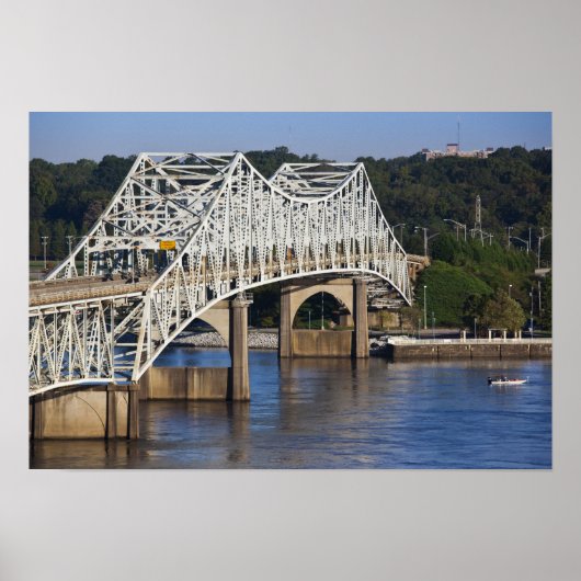 O'Neil Bridge am Tennessee River, Florenz, Poster (Vorne)