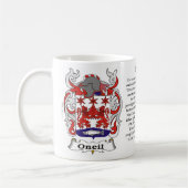 Oneil, Geschichte, Bedeutung und die Wappen-Tasse Kaffeetasse (Links)