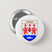 O'Neil-Wappen/Familienwappen Button (Vorne & Hinten)