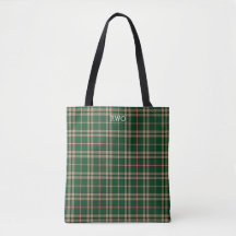 O'Neill Clan Tartan Green Kariert Monogram