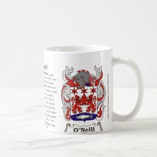 O'Neill, der Ursprung, Bedeutung und das Wappen Kaffeetasse
