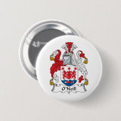 O'Neill-Familienwappen Button (Vorne & Hinten)