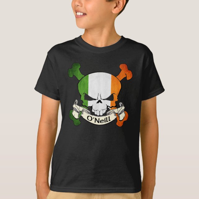 O'Neill-Iren-Schädel T-Shirt (Vorderseite)