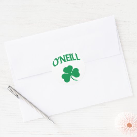O'Neill Irish Runder Aufkleber (Umschlag)