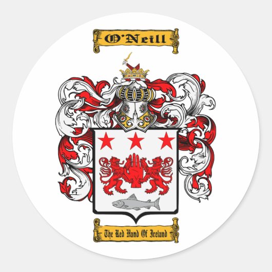 O'neill Runder Aufkleber (Vorderseite)