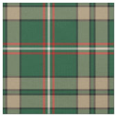 O'Neill Tartan Green und Tan Irish Kariert Stoff (Nahaufnahme)