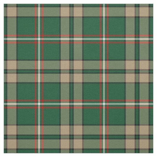 O'Neill Tartan Green und Tan Irish Kariert Stoff (Muster)
