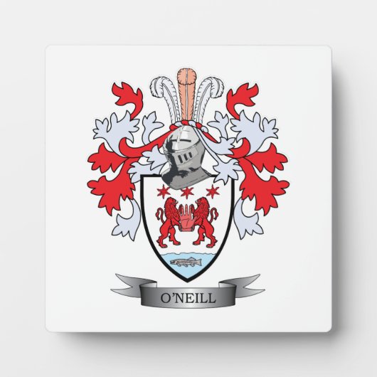 O'Neill-Wappen Fotoplatte (Vorderseite)