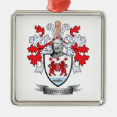 O'Neill-Wappen Silbernes Ornament (Vorne)