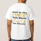 OneLifeOriginalBlack&Gold T-Shirt (Rückseite)