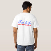 OneLifeRedWhiteBlue T-Shirt (Schwarz voll)