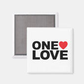 OneLove Logo-Magnet Magnet (Vorderseite/Rückseite)