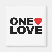 OneLove Logo-Magnet Magnet (Vorne)