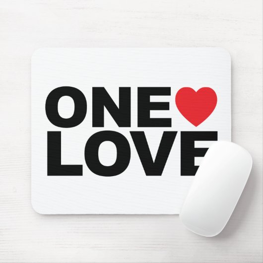 OneLove Logo Mouse Pad Mousepad (Mit Mouse)