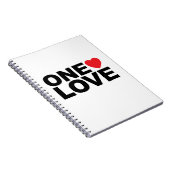 OneLove Logo-Notebook Notizblock (Rechte Seite)