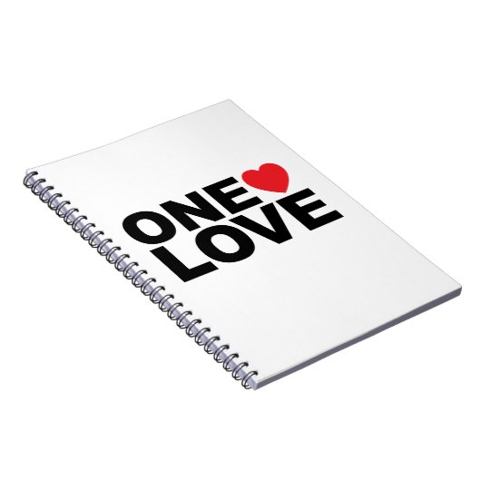 OneLove Logo-Notebook Notizblock (Rechte Seite)