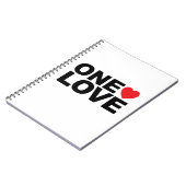OneLove Logo-Notebook Notizblock (Linke Seite)