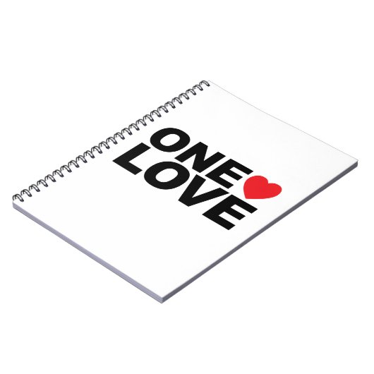 OneLove Logo-Notebook Notizblock (Linke Seite)
