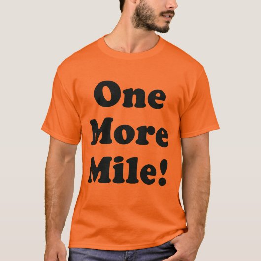 OneMoreMile T-Shirt (Vorderseite)