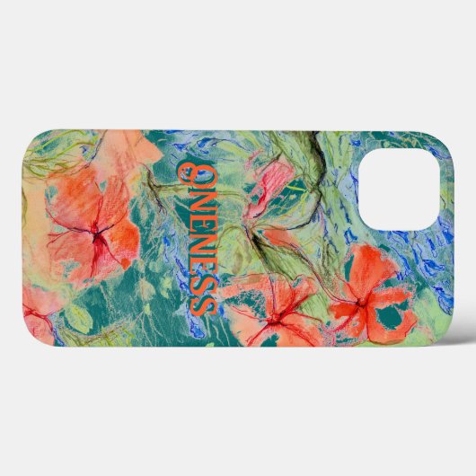 Oneness Balsam und Lobelia-Blume Case-Mate iPhone Hülle (Rückseite (Horizontal))