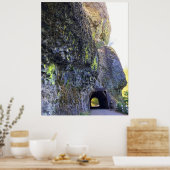 Oneonta Gorge Tunnel, Oregon Poster (Küche)
