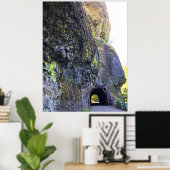 Oneonta Gorge Tunnel, Oregon Poster (Heimbüro)