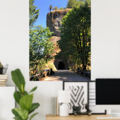 Oneonta Gorge Tunnel, Oregon Poster (Heimbüro)