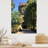 Oneonta Gorge Tunnel, Oregon Poster (Küche)