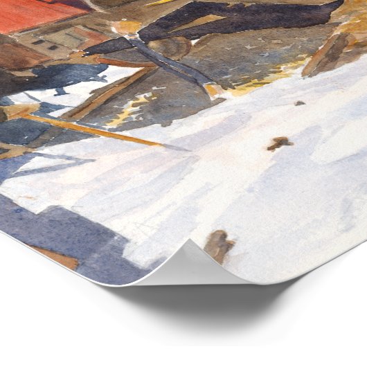 Oneonta Railroad Yard Poster (Ecke)