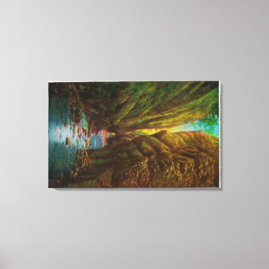 Oneonta-Schlucht in der Columbia-Schlucht Leinwanddruck (Vorderseite)