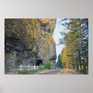 Oneonta-Tunnel, Columbia River Highway, Oregon Poster