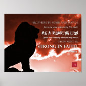 OnePeterFive Lion Poster (Vorne)