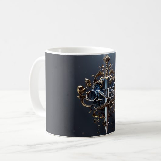 ONEs-Abzeichen Kaffeetasse (Vorderseite Links)
