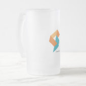 OneSpace Bier-Tasse Mattglas Bierglas (Vorderseite Links)