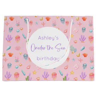 Onethe Sea Birthday Große Geschenktasche Geschenktüte