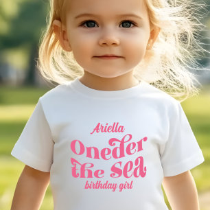 Onethe Sea Blume Glitzer Mermaid Schwanz Kleinkind T-shirt