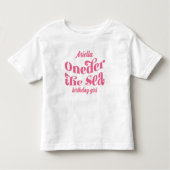 Onethe Sea Blume Glitzer Mermaid Schwanz Kleinkind T-shirt (Vorderseite)