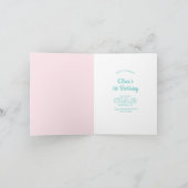 Onethe Sea Mermaid 1. Geburtstag Einladung (Innenseite)