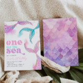 Onethe Sea Mermaid zum Geburtstag Einladung