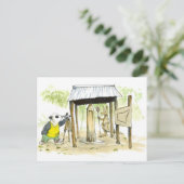 Onetonpostart Postkarte (Stehend Vorderseite)