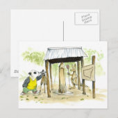 Onetonpostart Postkarte (Vorne/Hinten)