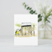 Onetonpostart Postkarte (Stehend Vorderseite)