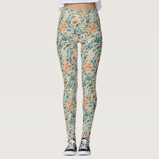 Onflora Floral Legging Leggings (Vorderseite)