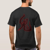 Oni 鬼 – Hand-Brushed Kanji Art T-Shirt (Rückseite)