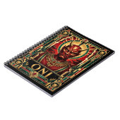 Oni, Art Deco Mythisch Notizblock (Linke Seite)