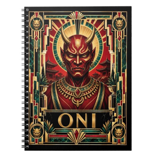 Oni, Art Deco Mythisch Notizblock (Vorderseite)