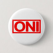 Oni Briefmarke Button (Vorderseite)