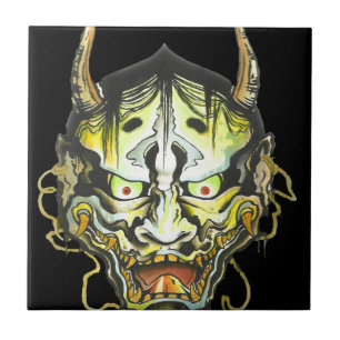 Oni Devil Design Fliese