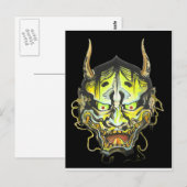 Oni Devil Design Postkarte (Vorne/Hinten)