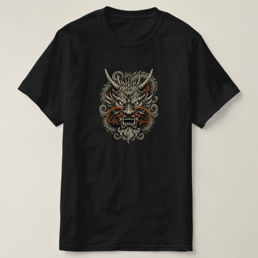 Oni-Drache T-Shirt (Design vorne)